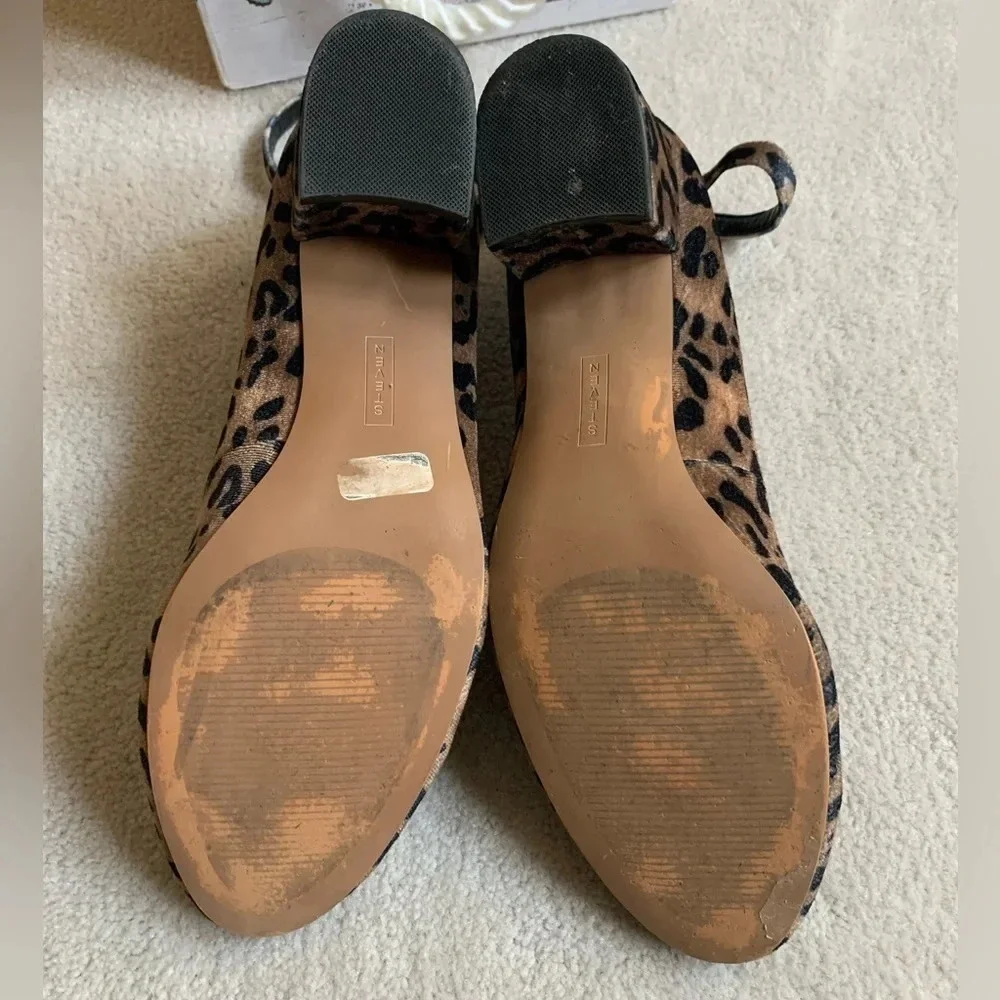 Steven by Steve Madden Vassie Ankle Pump, Animal Prints, 8.5
